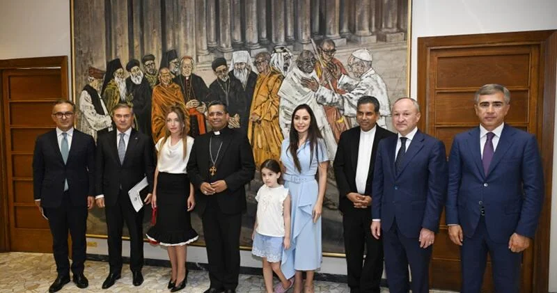 Leyla Əliyeva Müqəddəs Taxt Tacın Dinlərarası Dialoq üzrə Dikasteriyasının prefekti ilə görüşüb FOTO