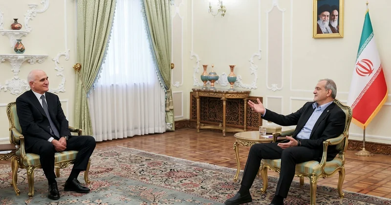 Məsud Pezeşkian Şahin Mustafayevi qəbul etdi