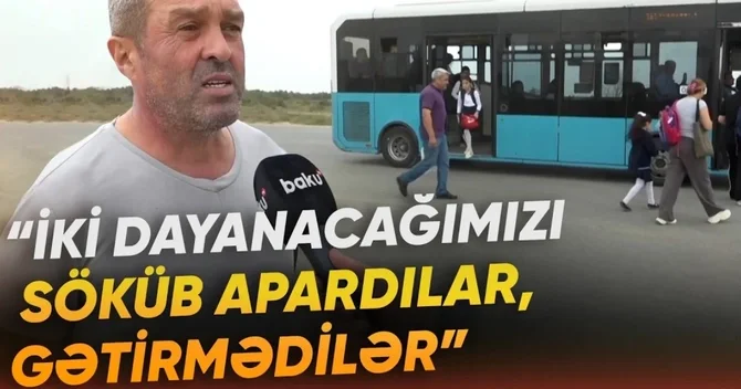 Suraxanı sakinləri dayanacaqsız qaldılar