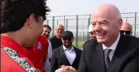İnfantino Bakıdan paylaşım etdi (Video)