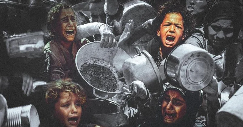 Atəşkəsə baxmayaraq Qəzzada minlərlə uşaq ac yatır