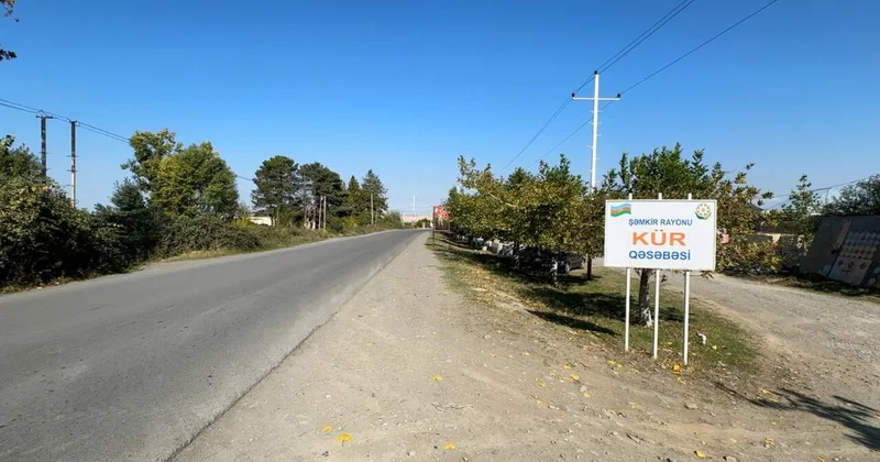 Şəmkirin Kür qəsəbəsi 50 ildir dəyişməz qalıb FOTOlar