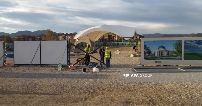 В Джабраиле возведут новую городскую мечеть с двумя минаретами