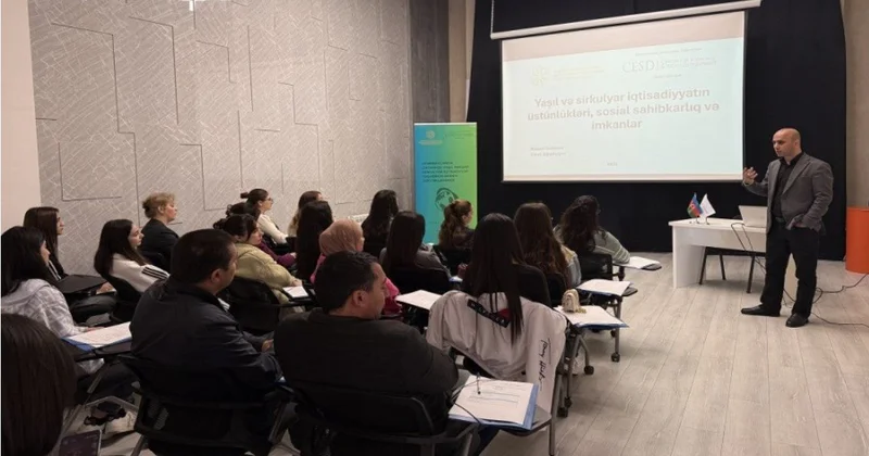 Şamaxıda qadın və gənclər üçün sahibkarlıq təlimi keçirilib FOTOLAR