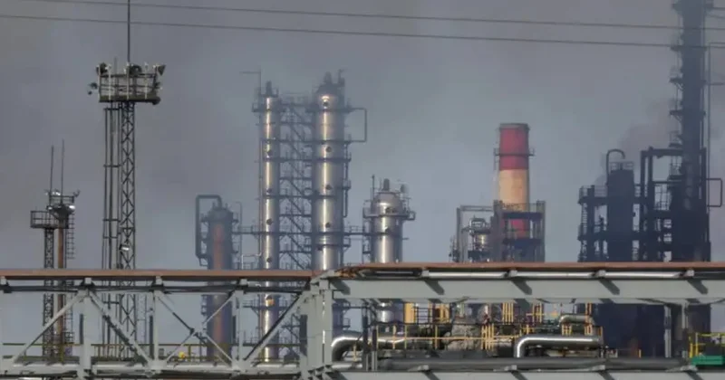 Ночная атака дронов: горят крупные российские НПЗ видео