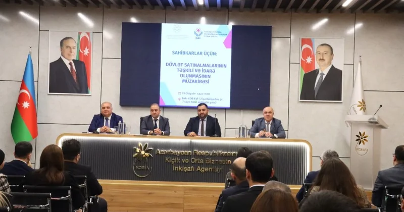 İqtisadi və Sosial Araşdırmalara Yardım İB dövlət satınalmalarında sahibkarların iştirakının artırılmasına dair müzakirə keçirib FOTOLAR