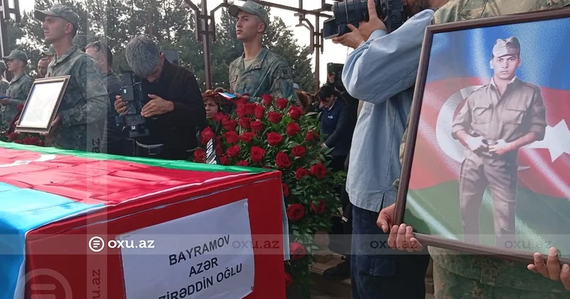 Birinci Qarabağ müharibəsi zamanı itkin düşmüş şəhid Azər Bayramov dəfn edildi