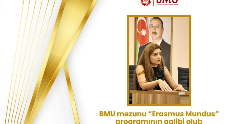 BMU məzunu nüfuzlu beynəlxalq proqramın qalibi olub