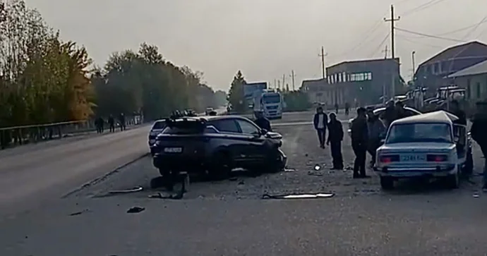 Göyçayda qayda pozan “VAZ” sürücüsü qəza törətdi VİDEO