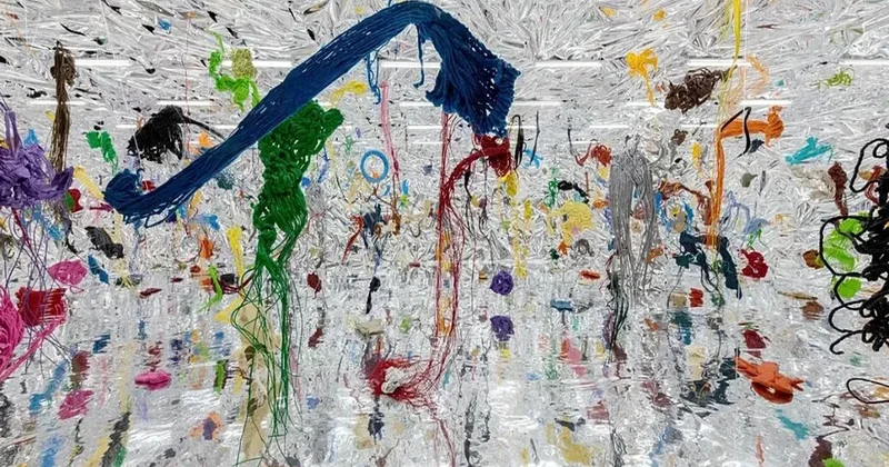 Plastik tullantılardan yaradılan instalyasiya Eskişehirdə nümayiş etdiriləcək