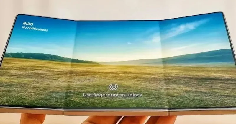 “Samsung” iki dəfə qatlanan telefonunu təqdim etdi − Video