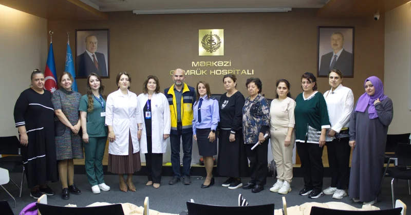 ® Mərkəzi Gömrük Hospitalında “SOS Uşaq Kəndləri”nin anaları üçün təlim və tibbi müayinələr keçirilib