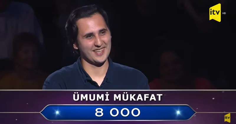 İTV nin Milyonların şousu nda 8 min qazanmış Yusif Abdullayev saxlanılıb