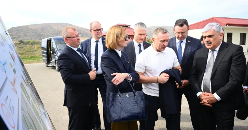 Azərbaycan və Belarusun Baş nazirlərinin müavinləri Ağdamın Qızıl Kəngərli kəndində olublar