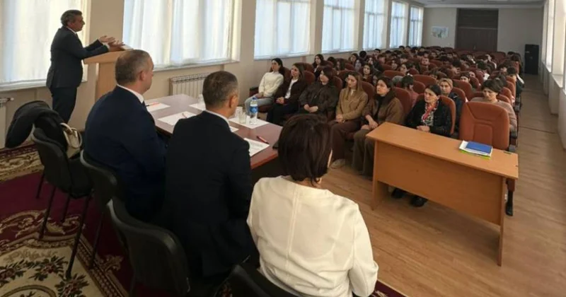 Qusarda tələbələrlə maarifləndirici tədbir keçirilib