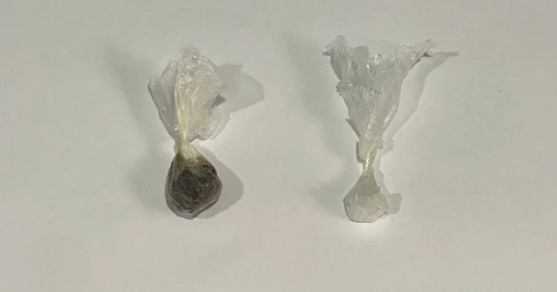 Həbsdəki həyat yoldaşına gödəkçənin cibində narkotik göndərdi Fotolar