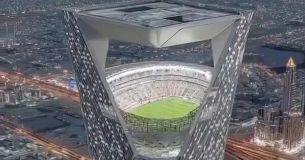 Səmada stadion: Səudiyyə dünyanı şoka salır Video