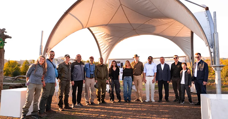 Leyla və Arzu Əliyevalar Axar Baxar Milli Parkının açılış mərasimində Fotolar