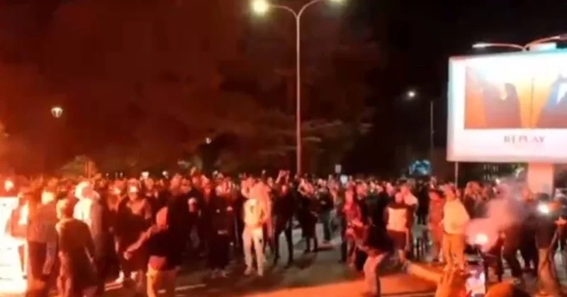 Monteneqroda miqrantlara qarşı etirazlar KEÇİRİLİR VİDEO