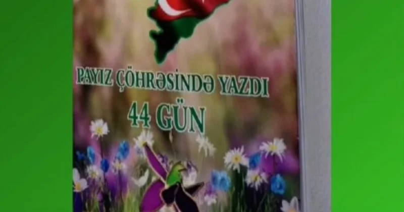 “Payız şöhrəsində yazdı 44 gün” kitabı Vətən müharibəsinin ilk poetik salnaməsi