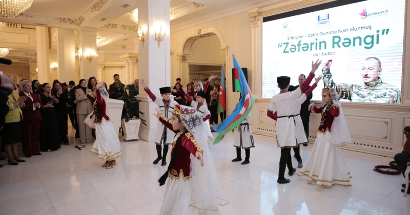Sumqayıtda Zəfər Gününə həsr olunmuş “Zəfərin Rəngi” adlı tədbir keçirilib