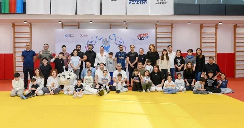 Avropa çempionu Orxan Səfərovdan cüdo üzrə master klass FOTO/VİDEO