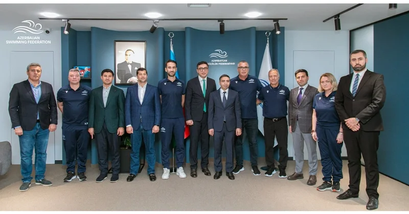 Fərid Qayıbov Azərbaycan Üzgüçülük Federasiyasının rəhbərliyi ilə görüşüb