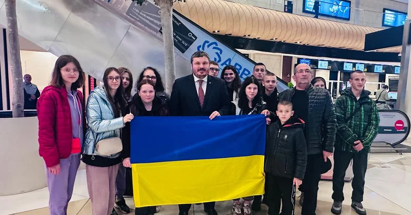12 украинских детей прибыли в Азербайджан на реабилитацию Minval Politika