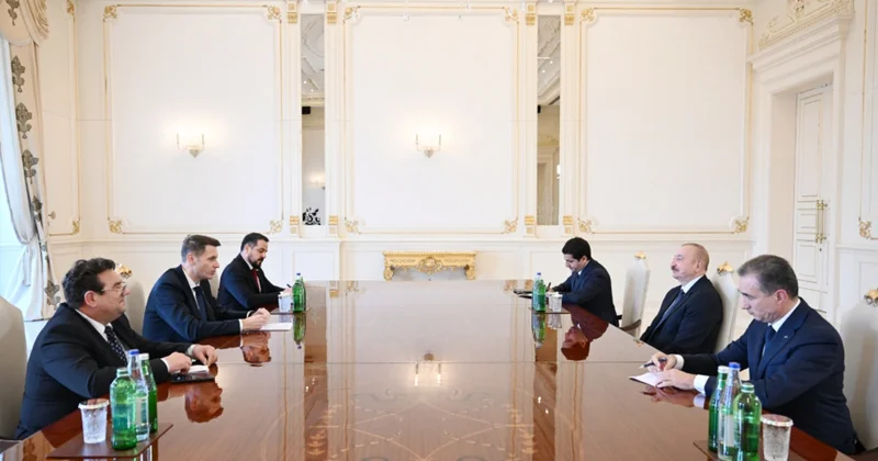 Prezident İlham Əliyev Rumıniya Parlamenti Senatının sədrini qəbul edib