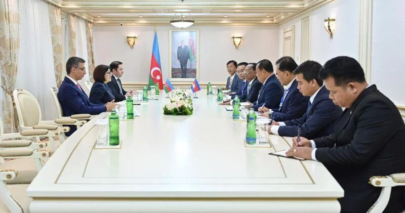 Sahibə Qafarova Kamboca Milli Assambleyası sədrinin müavini ilə görüşüb