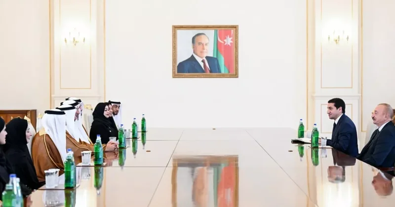 Алиев принял председателя Федерального национального совета ОАЭ