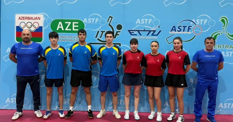 Stolüstü tennisçilər İslam Oyunlarına hazırlıqlarını davam etdirirlər