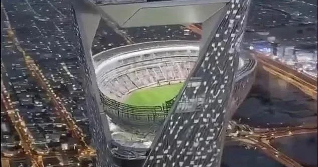 Göydələnin üstündə stadion