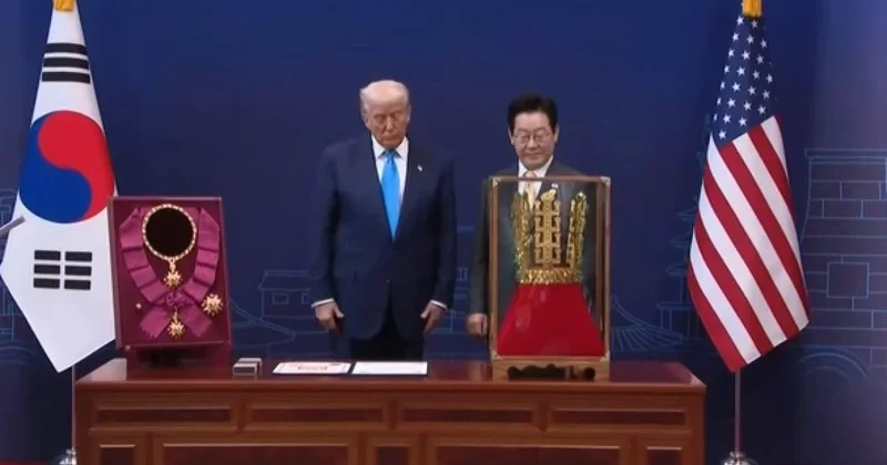 Trampa verilən hədiyyə diqqət çəkdi ABŞ tarixində ilk (VİDEO)