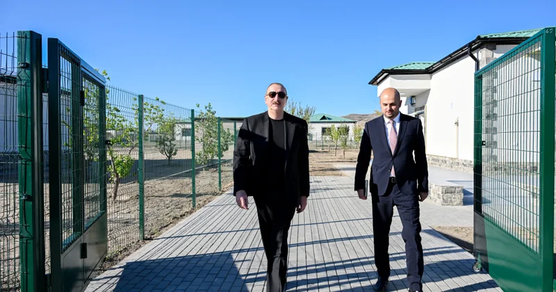 Prezident İlham Əliyev Zəngilanın Ağalı kəndinin 2 ci mərhələsinin və Məmmədbəyli kəndinin açılışlarında iştirak edib