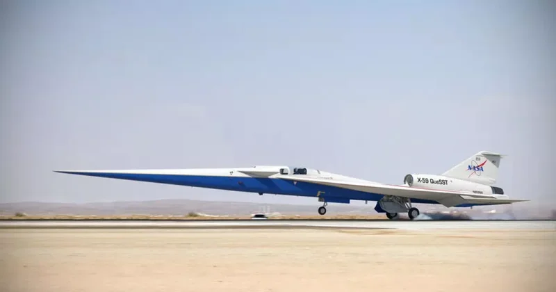 В США впервые поднялся в небо сверхзвуковой самолет X 59