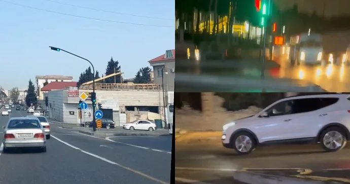 Sentyabrda “KamAZ” aşan yolda piyadalar təhlükədədir; “zebra” yoxdur VİDEO