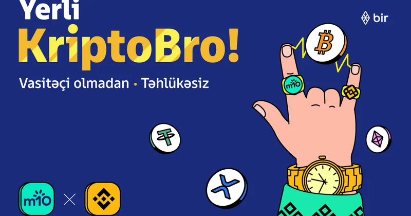 “m10” ilə “Binance” əməliyyatları Manatla, təhlükəsiz, vasitəçisiz