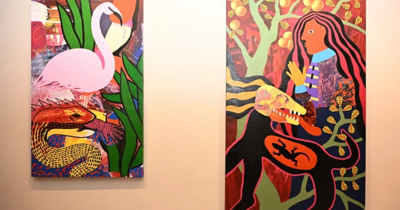 “Art Weekend” çərçivəsində “Od, Su və Öpüşlər adlı sərgi açılıb