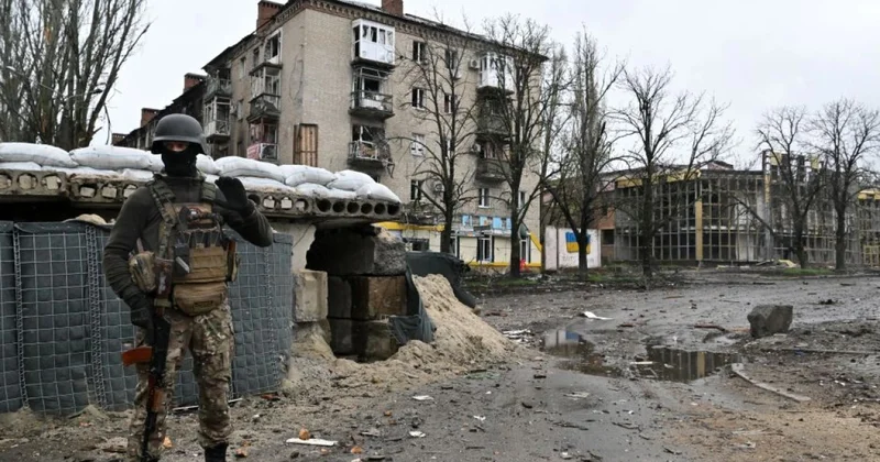 Россияне на окраинах украинского Мирнограда