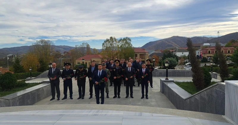 Gədəbəydə 8 Noyabr Zəfər Gününün ərəfəsində tədbir keçirilib