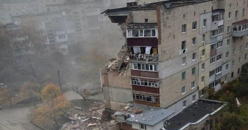 Ukraynada partlayış baş verib, dağıntılar altından iki nəfərin meyiti tapılıb