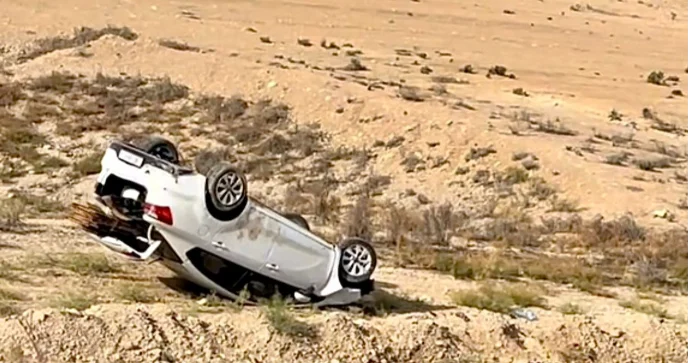 Naxçıvanda idarəetmədən çıxan “KIA” dərəyə aşdı VİDEO