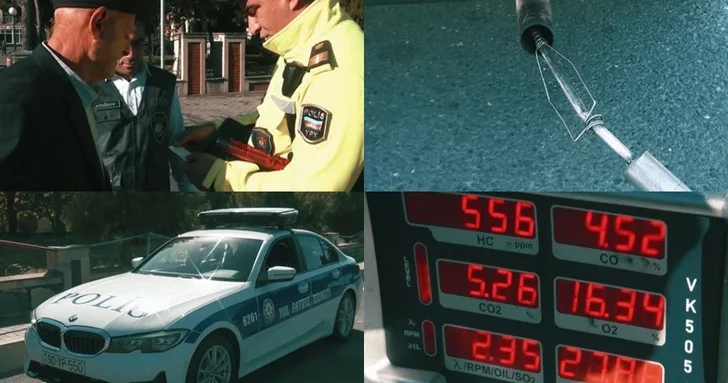 Снижение вреда от автотранспорта: полиция и экологи провели в Балакене профилактические мероприятия