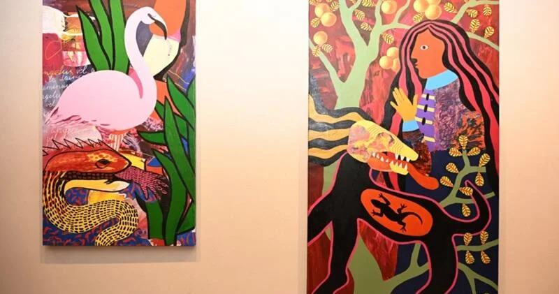 В арт центре Nine Senses открылась персональная выставка Рамины Саадатхан Огонь, Вода и Поцелуи ФОТО