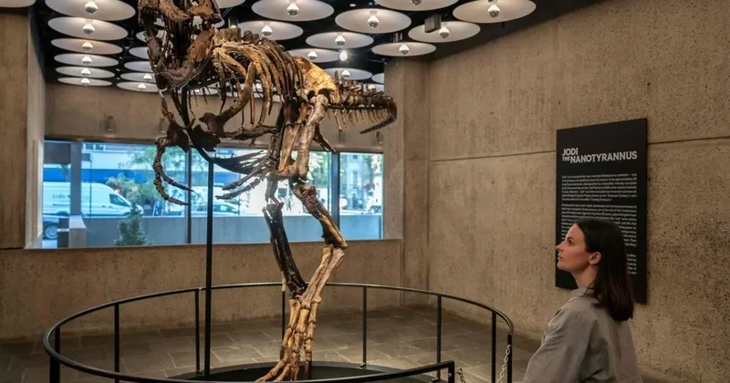 Nadir dinozavr skeleti rekord qiymətə satıldı
