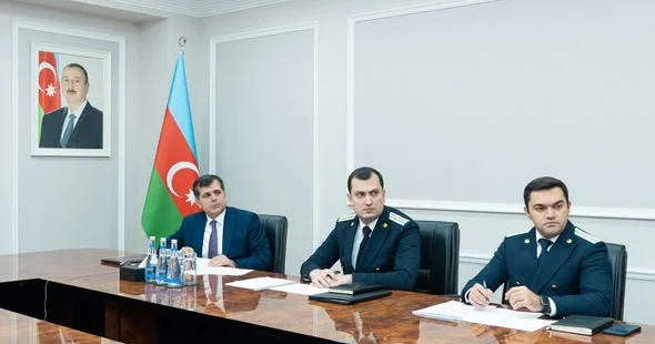 Ədliyyə nazirinin müavini videoqəbul keçirib