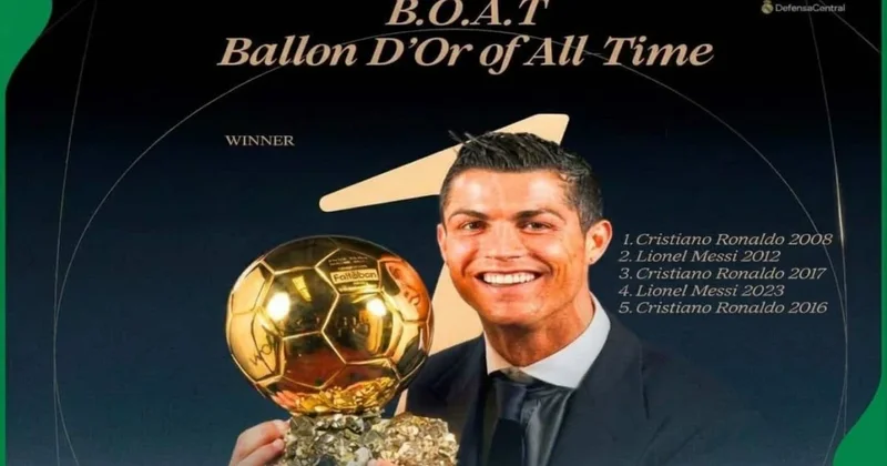 Ronaldo yenidən “Qızıl top” qazandı Bu dəfə fərqli mükafat