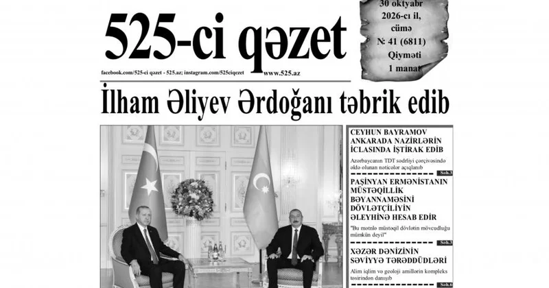 “”in 30 oktyabr sayında nələr var? ANONS ​