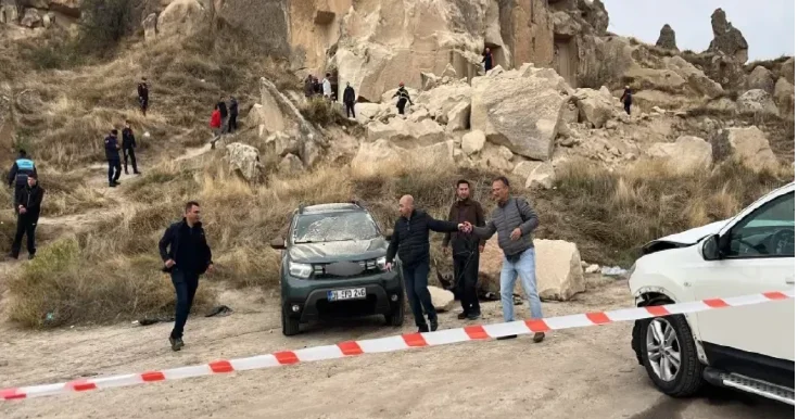 Kapadokiyada qaya uçub 2 nəfər ölüb